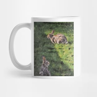 Bunnies in the Grass Mug